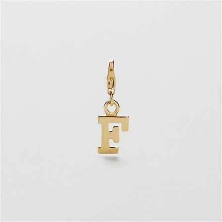 F Letter Charm