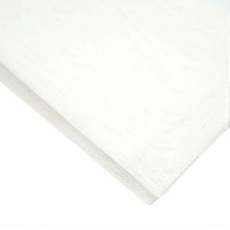 100x100cm Nätduk för Knutmatta Virkning Gobeläng Canvas DIY Verktyg Ljusgrå