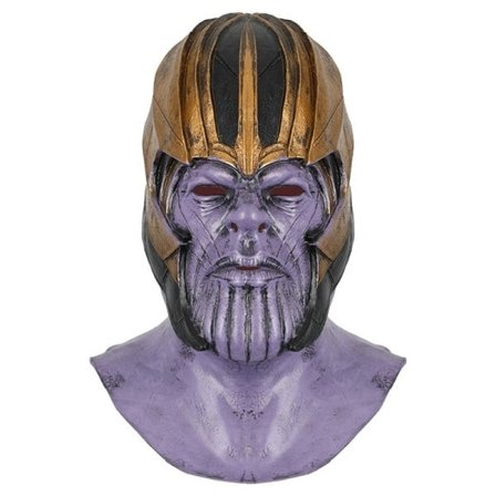 Thanos Latex Maske Halloween Voksne Cosplay Kostume