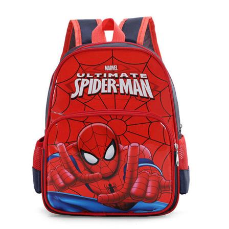 Marvel Kids Spider-Man Ryggsäck Resväska Skolväska Röd Red