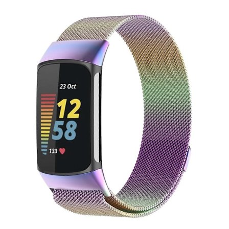 Milano Magnetiskt Metallarmband för Fitbit Charge 5