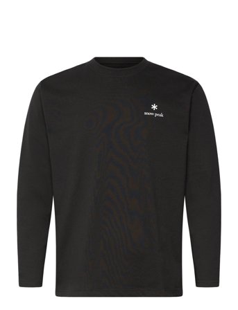 SNOW PEAK Nsd Logo L/S T-Shirt - Black - L