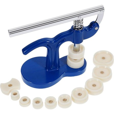 Komplett verktøysett (13 deler) for urreparasjon, inkludert urholder/presse og 12 kopper