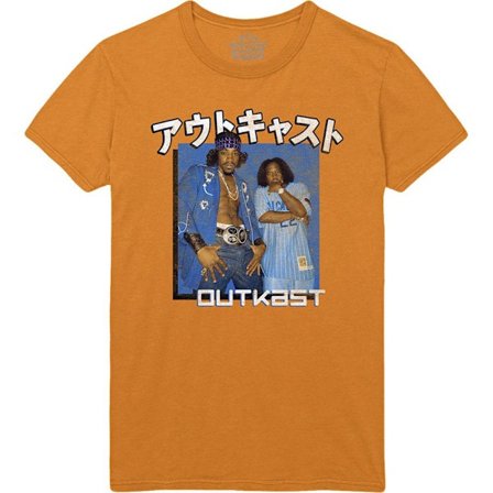 Outkast Unisex Vuxen Box Bomull T-shirt XXL Orange/Blå