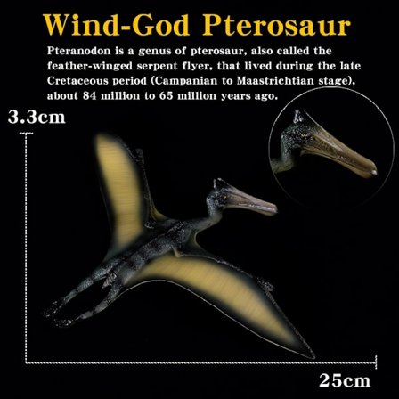 Jurassic Dinosaur Toy Set - Quetzalcoatlus & Pterodactyl PVC Action Figures for Kids Collection