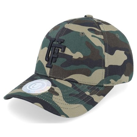 Upfront - Camo adjustable Keps - Spinback Low Crown Camo/Black Adjustable @ Hatstore