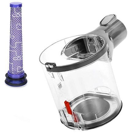 Pölysäiliö V6 DC58 DC59 DC62 DC74 -imureille, A-liitäntäinen pölysäiliön varaosa, osanumero 965660