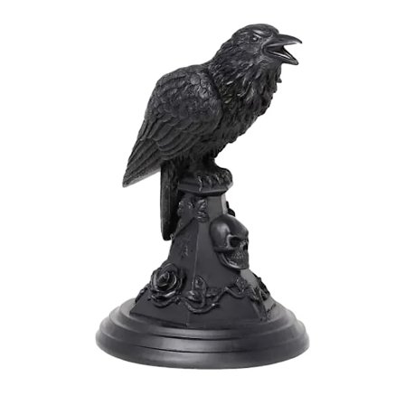 Halloween Candle Holder, Owl-Shaped Gothic Synthetic Resin Candlestick Home Decoration Festival Supplies