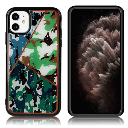 Marble design iPhone 11 Pro cover - Tri-Camouflage-Mønster