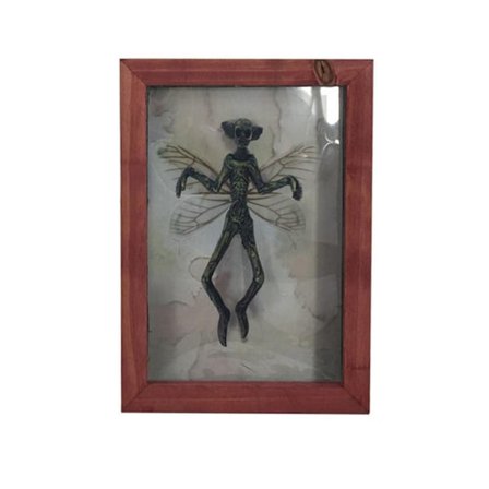 Goottilainen sisustusvalokuvakehys Fairy Skeleton Witchy Decor 02 02