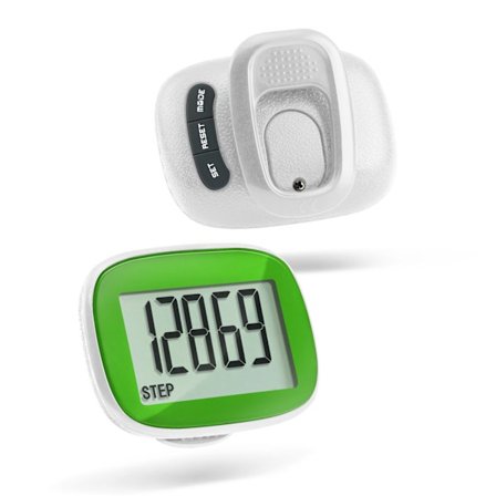 Enkel skritteller med grønn 3D-sensor