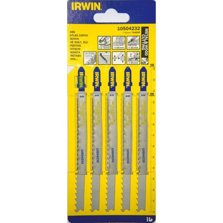 Irwin 10504232 Stikksagblad 132 mm, 5-10 TPI, 5-pakning, Maskintilbehør & forbruk