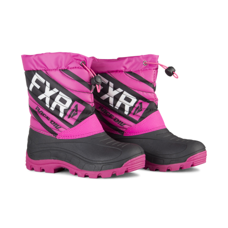Botas de Scooter Niño FXR Octane Negro/Fucsia 34
