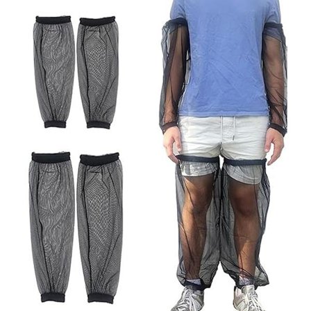 ING Anti-myggdress Mygghatt Myggnett Sammenleggbart Justerbart Insektnett Lett Sommerklær med Nett Myggavvisende