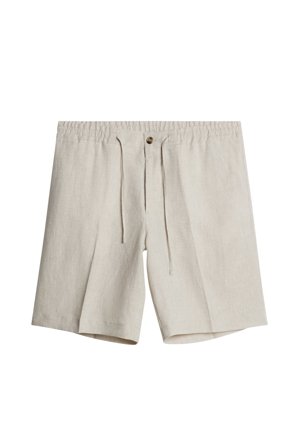 J.Lindeberg - Brady Drape Linen Shorts - Fashion - Grey - Men - 46