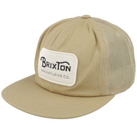 Brixton - Beige trucker Cap - Grade Hat Sand/Sand Trucker @ Hatstore
