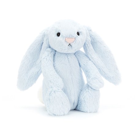 Jellycat Bashful Luxe Luna Kanin Kosedyr, Stor 51 cm | Kanin og Kosekanin | Klassisk Barnegave blå blue