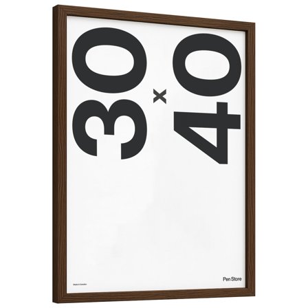 Wooden Frame Walnut Finish 30x40 cm
