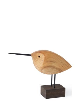 Beak Bird, Awake Snipe Home Decoration Decorative Accessories/details Wooden Figures Beige Warm Nordic