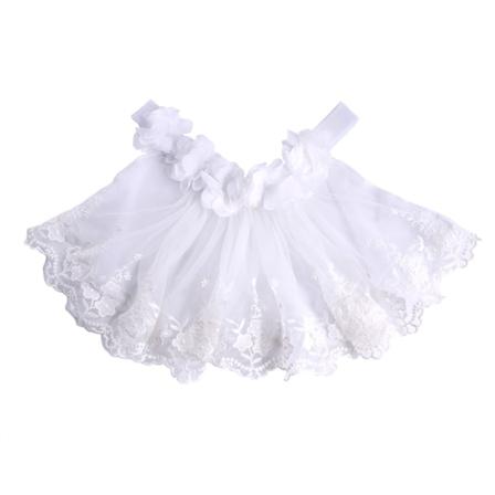 Pet Spets Cape Cat Hundkläder Spetskrage Klä Upp Festdräkt Husdjurskläder White Yarn