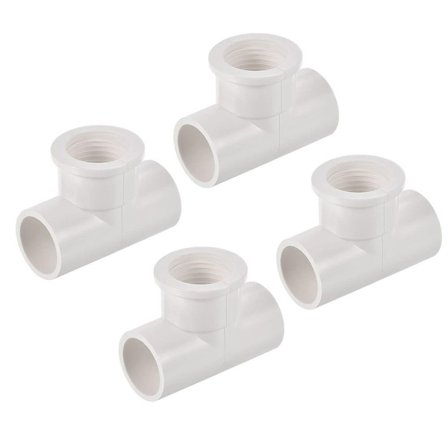 4 kpl 3-suuntainen liitosliitinputkiliitin