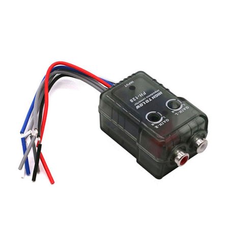 Stabil ydeevne Hi-Low Converter Høj til lavfrekvent audio RCA-adapter