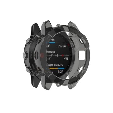 För Garmin Fenix ​​6/6 Pro Smart Watch Half Coverage TPU case