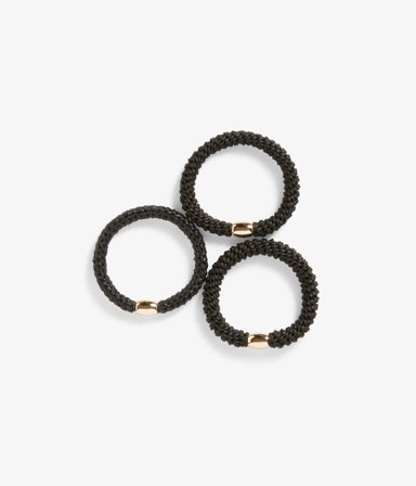 Kappahl | Hårsnoddar 3-pack | Svart