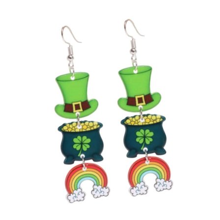 ST Patrick Øreringe Kvinder Dingle Øreringe til Valentinsdag Fest Fødselsda[HK]