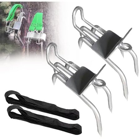 Utomhus Trädklättring Halkfria Kattklo Skor Set, 2025 Ny Klätterutrustning, Portabla Trädspikar för Utomhusaktiviteter D