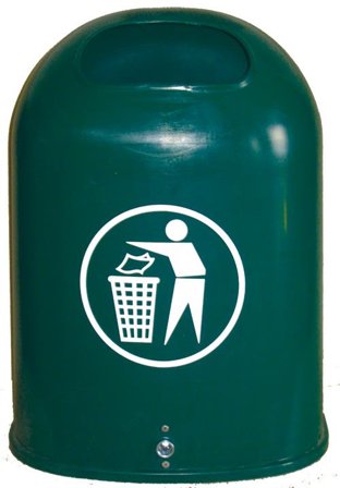 Jansson & Partner OTTO Papirkurv 42 l, grønn, Lager & miljø