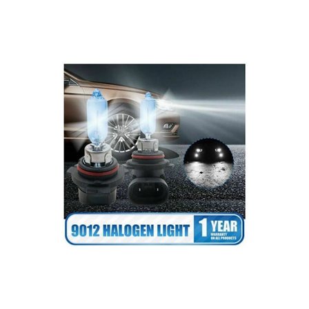 2PCS 9012LL HIR2 halogenlampa, 55W 5500K vit, billjus KLB