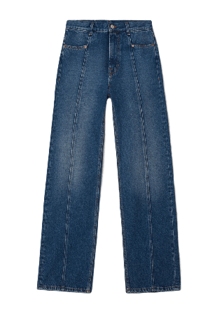 Dagmar Loose Fit Denim Jeans Dam Blå 26/32