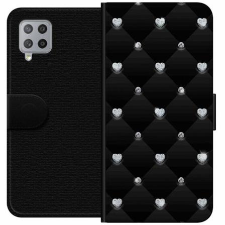 Samsung Galaxy A42 5g Plånboksfodral Diamant Hjärta