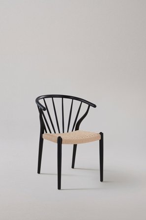 Jotex - Stol Black mdf / metall - SAREK - Kjøp Spisestoler & kjøkkenstoler hos Jotex