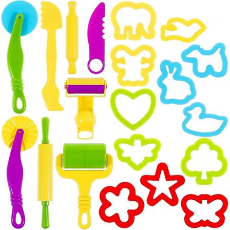 20 stk. Deig Plastelina Verktøy For Barn Flerfarget[D]