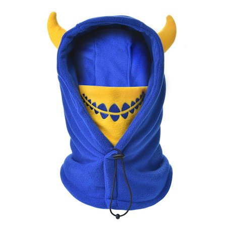 Børne- og teenagecykelmaske til vinter, varm balaclava-hue, pullover-hue, sne- og vindhue