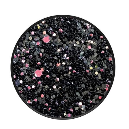 POPSOCKETS Sparkle Black Aftagelig Grip med Stativfunktion Premiu