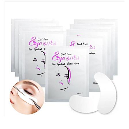 50-par Eyepatches, Eyepads, Ögonfransförlängning