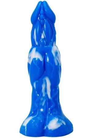 Dildo Wolorz Blue-White 23 cm Dragon dildo - Blushme.se