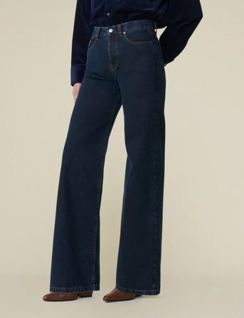 Lois Jeans Lindsay Palazzo - Navy - 29 Tall