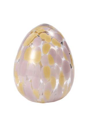 Åhléns Home Dekorationsägg DOTS 11 cm Inredningsdetaljer Flerfärgad ONESIZE