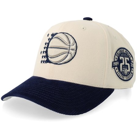 Mitchell & Ness - NBA White adjustable Czapka Z Daszkiem - Orlando Magic Fall Corduroy Pro Off White/Navy Adjustable @ Hatstore