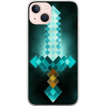 Kompatibelt Mobildeksel til Apple Apple iPhone 13 Minecraft sverd
