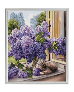 Broderikit Billede Dagdrøm - Luca-S