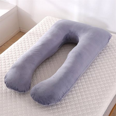 Örngott till Kroppskudde / Gravidkudde - Grå