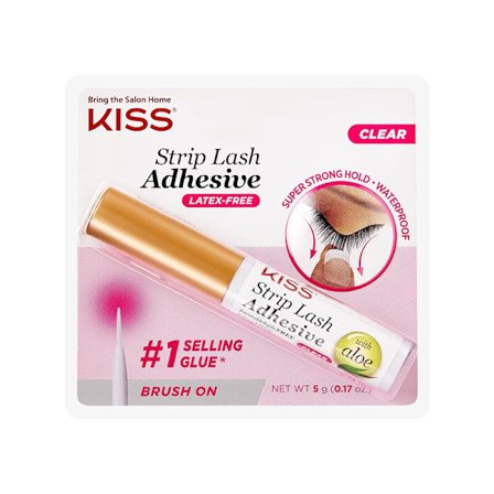 Kiss Lash Glue Clear, Transparent, 5g (förpackning med 1)