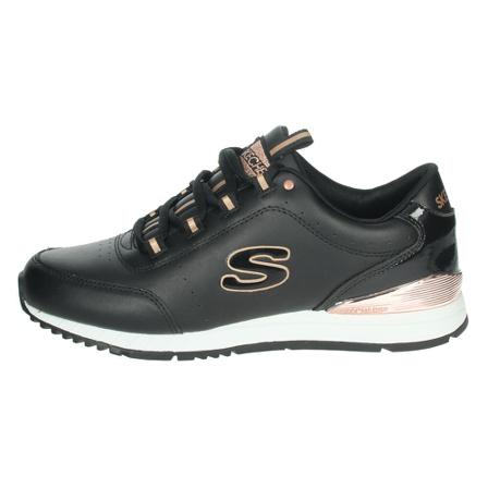 Skechers, 907 Sneekers Basa Zwart, Dames, Maat:38 EU