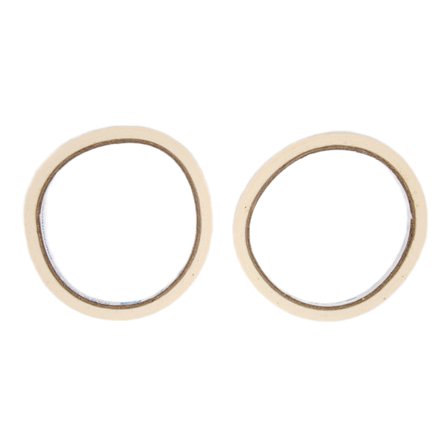 Neglekunst Klæbende Tape 2 STK Professionel Salon Hjemmebrug 0,5 cm Bredde 17 m Længde