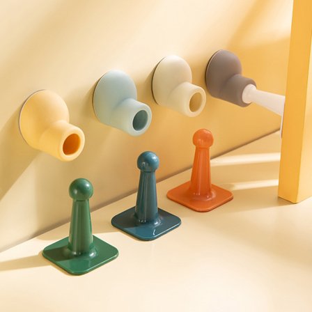 4 st Anti-kollision dörrstopp Kreativ Silikon dörrsug